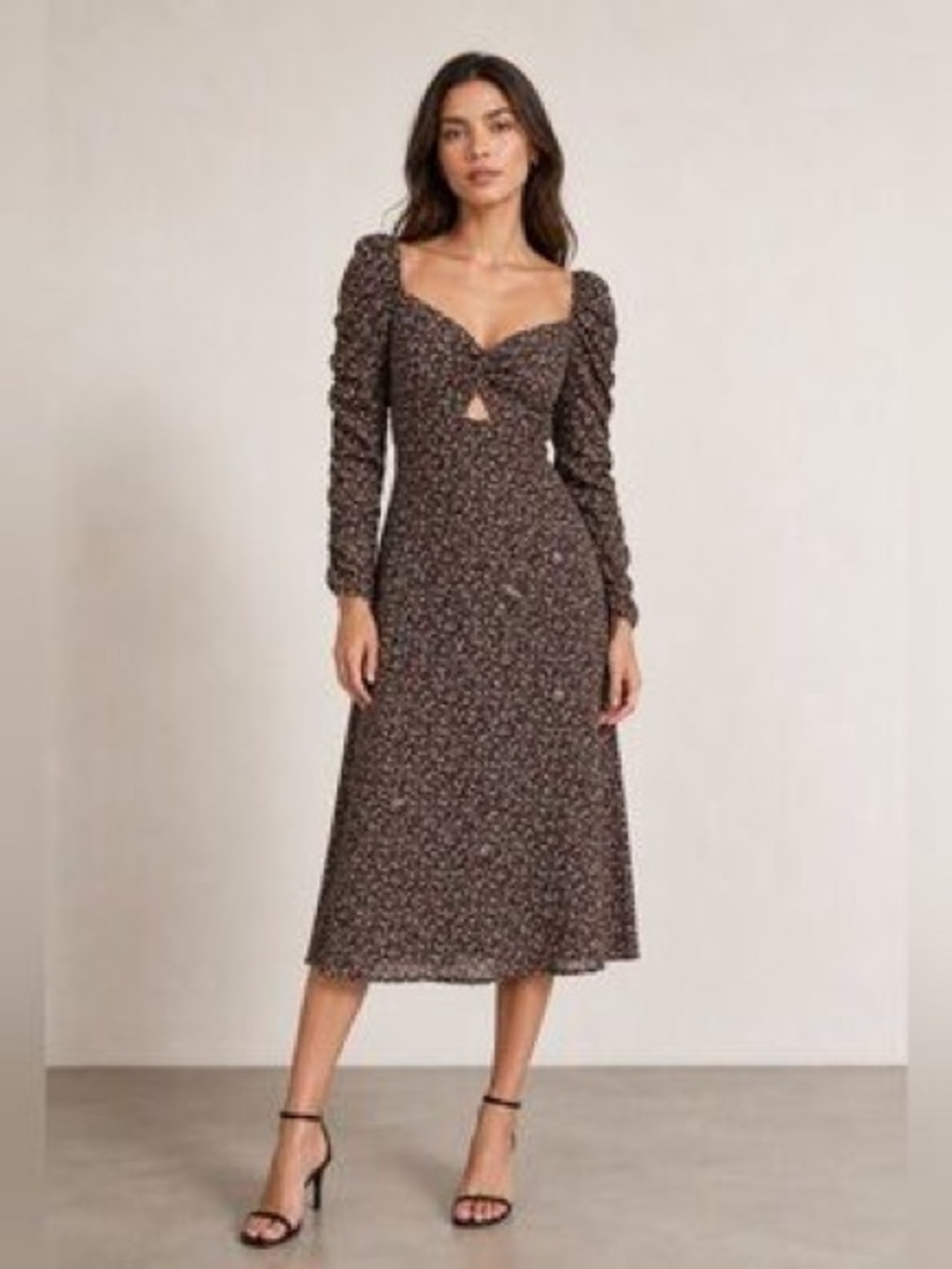 ASTR The Label Ditsy Floral Mini Dress